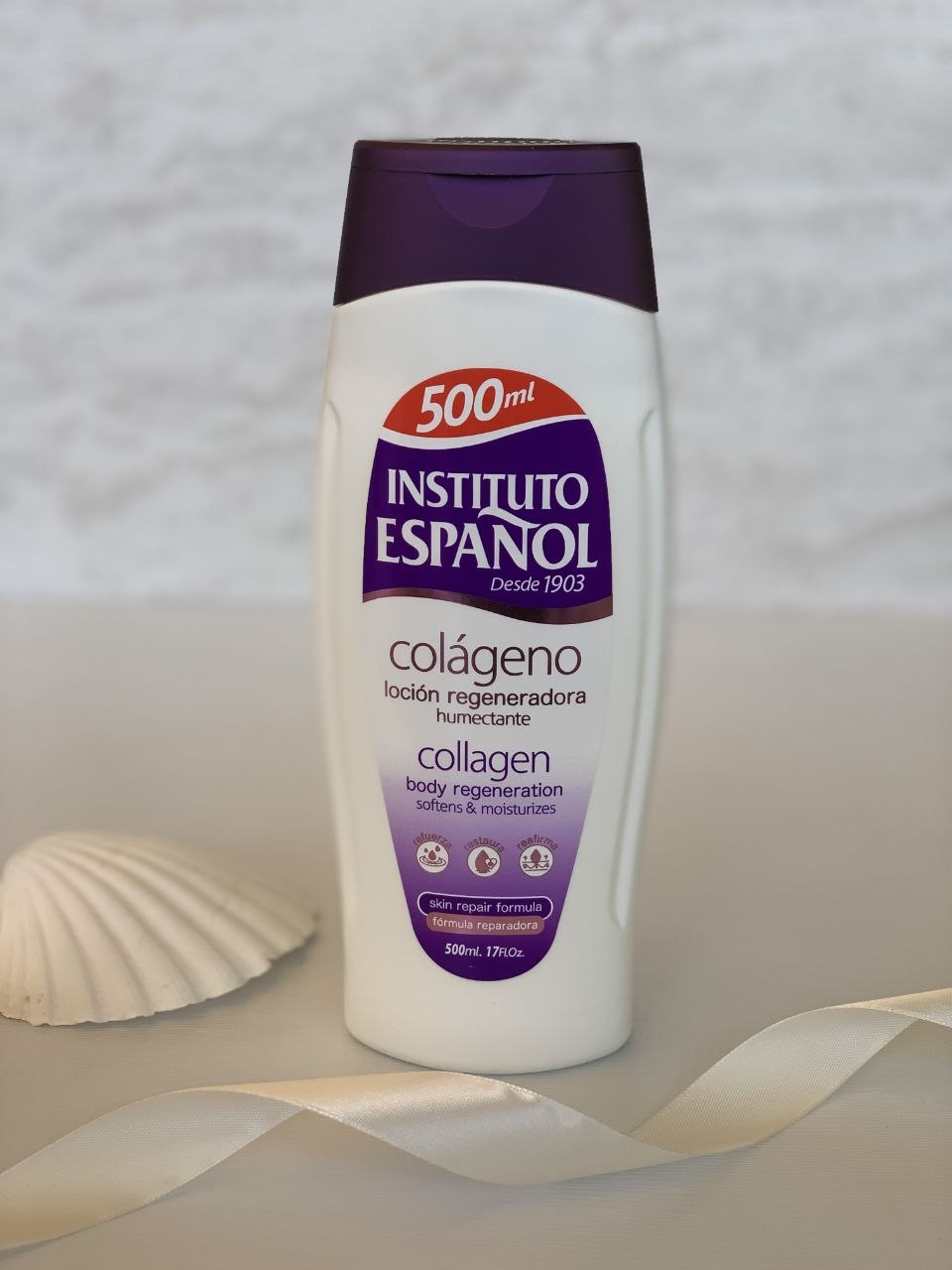 لوسیون دست و بدن کلاژن اسپانول Instituto Espanol حجم 500 میل